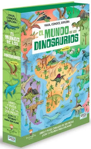 El mundo de los dinosaurios (Libro + Rompecabezas)
