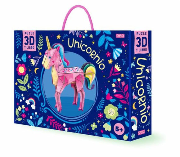 Unicornio 3D (Maqueta y libro)