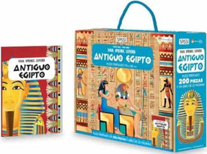 Antiguo Egipto. Viaja, aprende, explora. (Rompecabeza y libro)