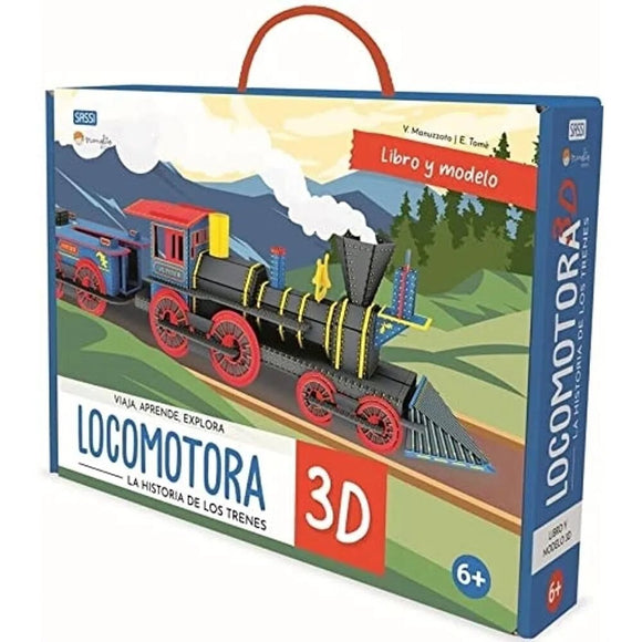 Locomotora 3D. Viaja, aprende, explora (Libro y modelo)