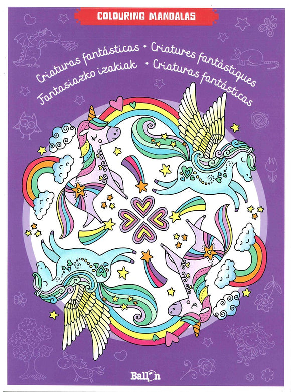 Criaturas Fantásticas. Colouring Mandalas