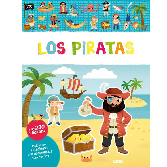 Los piratas. Libro de stickers