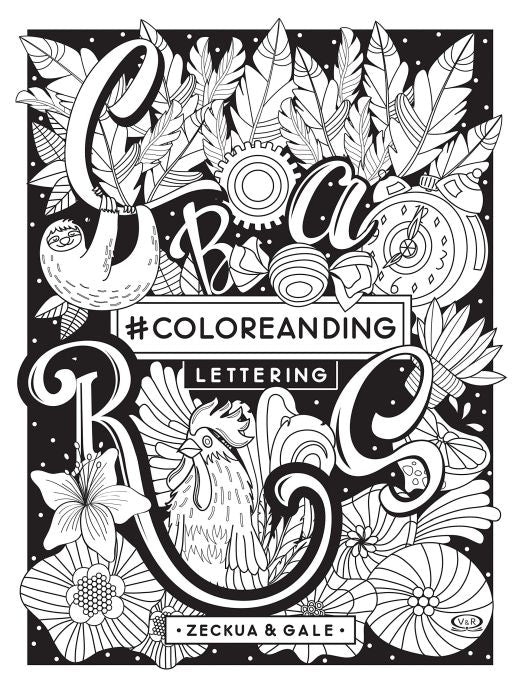 #Coloreanding Lettering