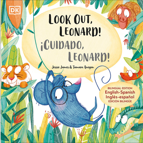 Look out, Leonard! ¡Cuidado, Leonardo! (Libro bilingüe)